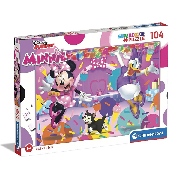 Clementoni Puzzle Supercolor 104τεμ Minnie Mouse (1210-25735)
