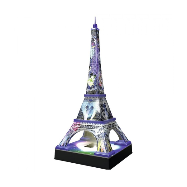 Ravensburger 3D Puzzle Eiffel Tower Disney Night Edition (12520)
