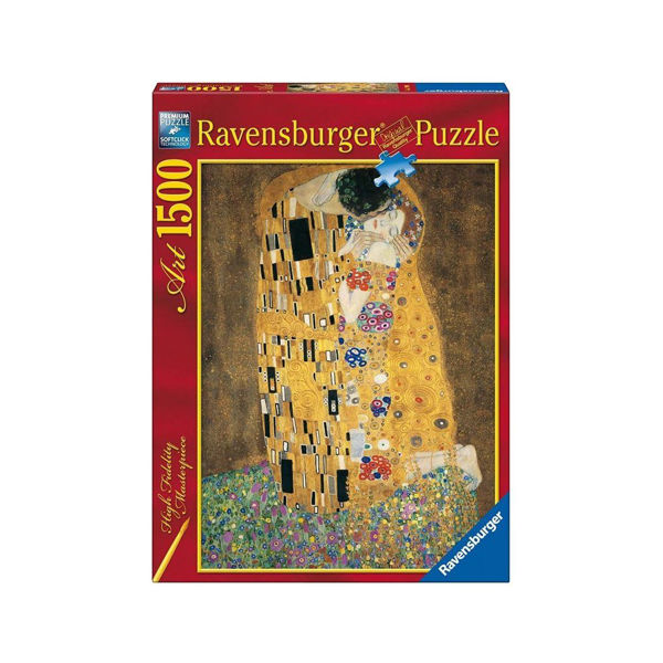 Ravensburger Puzzle 1500τεμ The Kiss Gustav Klimt (16290)