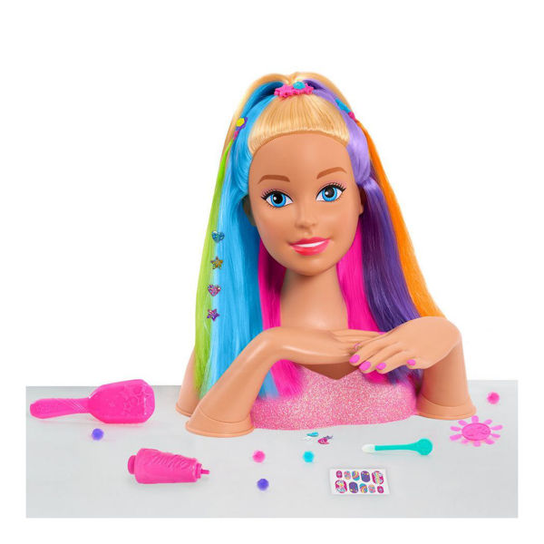 Barbie Κεφάλι Κομμωτικής Deluxe Rainbow (63225)