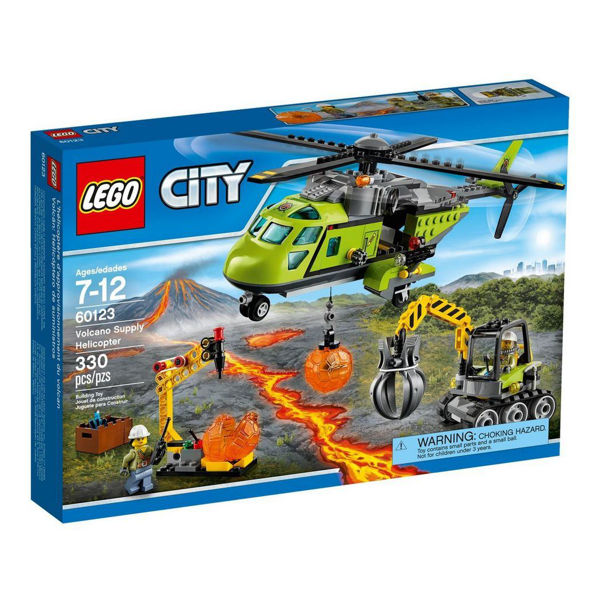 Lego City Volcano Supply Helicopter (60123)