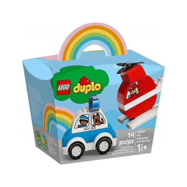 Lego Duplo Fire Helicopter & Police Car (10957)