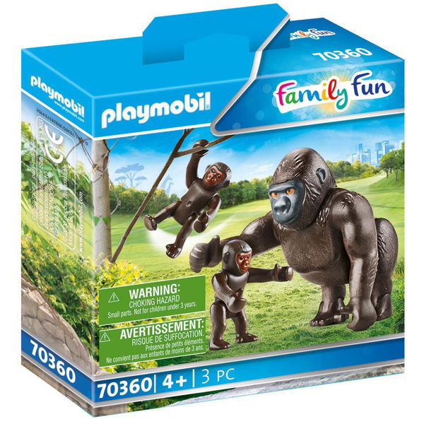 Playmobil Family Fun Οικογένεια Από Γορίλες (70360)