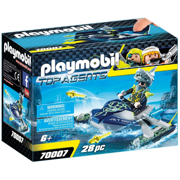 Playmobil Top Agents Aqua Scooter Της Shark Team (70007)