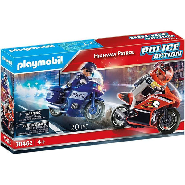 Playmobil Police Action Αστυνομική Καταδίωξη Μηχανών (70462)