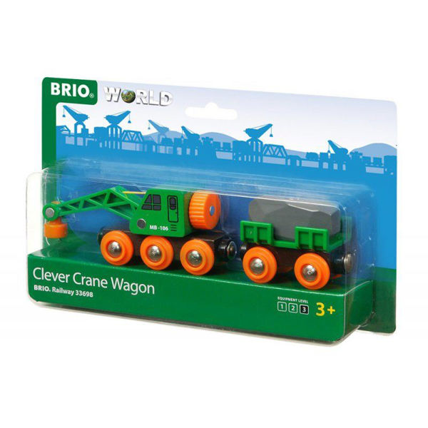 Brio Clever Crane Wagon (33698)