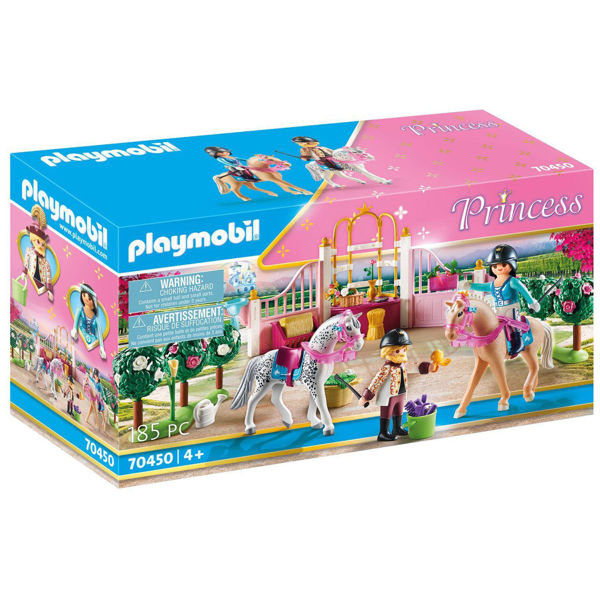 Playmobil Princess Μαθήματα Ιππασίας Στο Βασιλκό Στάβλο (70450)
