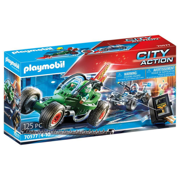 Playmobil City Action Αστυνομική Καταδίωξη Go-Kart (70577)