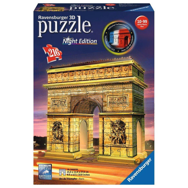 Ravensburger 3D Puzzle Arc de Triomphe Night Edition (12522)
