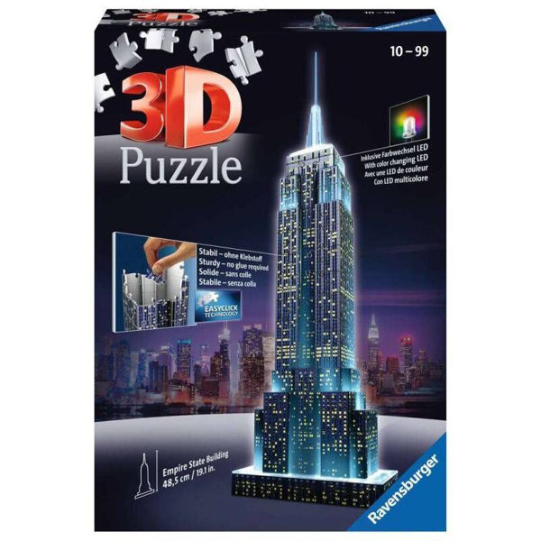 Ravensburger 3D Puzzle Empire State Building Night Edition (12566)