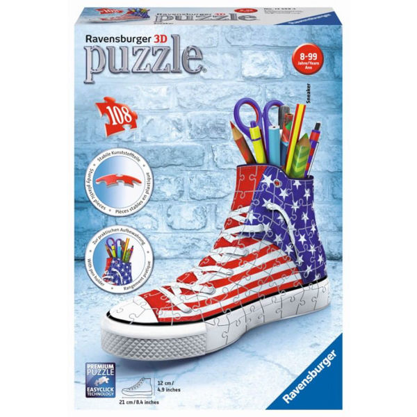 Ravensburger 3D Puzzle Sneaker American Flag (12549)