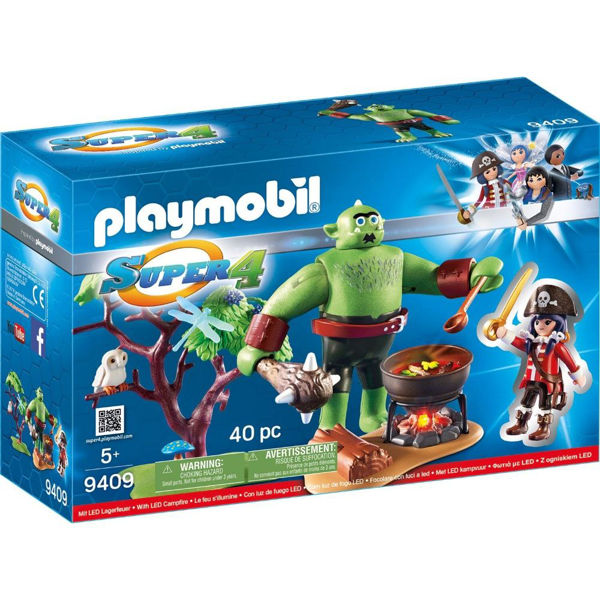Playmobil Super 4 Η Ρούμπι με τον Πράσινο Γίγαντα (9409)