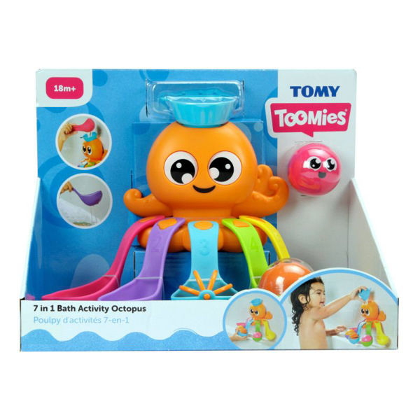 Tomy Toomies 7in1 Bath Ativity Octopus (E73104)
