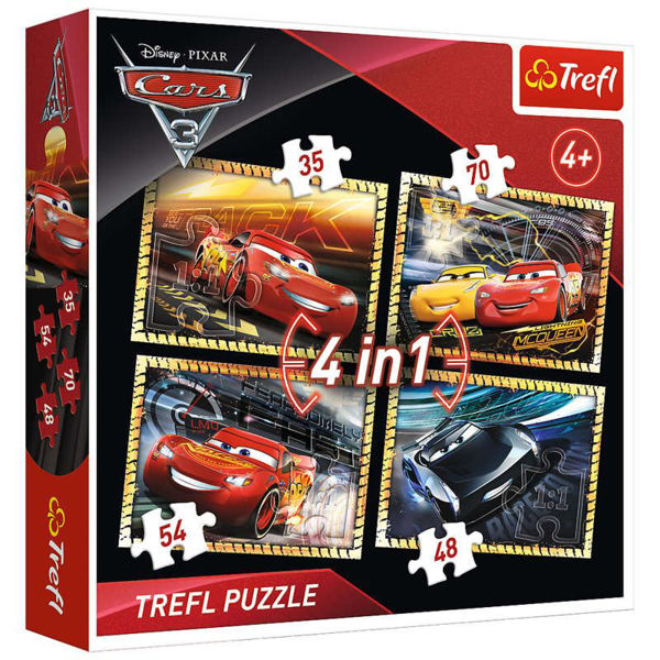 Trefl Puzzle 4in1 Cars (34276)