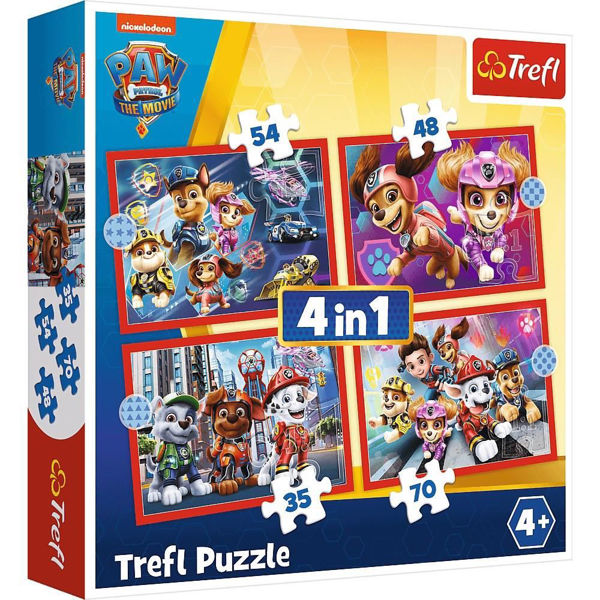 Trefl Puzzle 4in1 Paw Patrol (34374)
