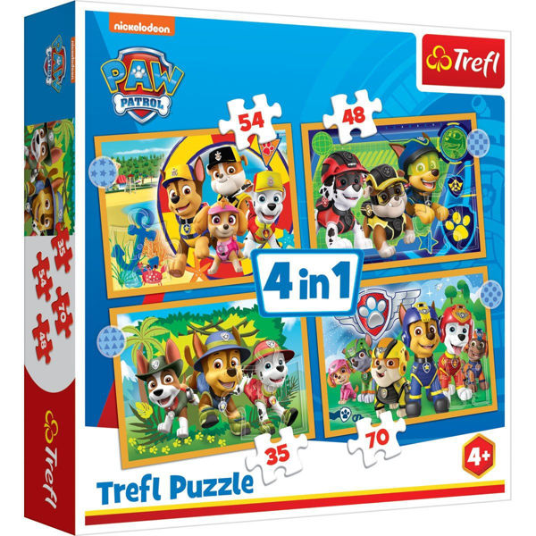 Trefl Puzzle 4in1 Paw Patrol (34395)
