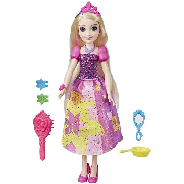 Disney Princess Rapunzel Κούκλα Με Αξεσουάρ (E8112)