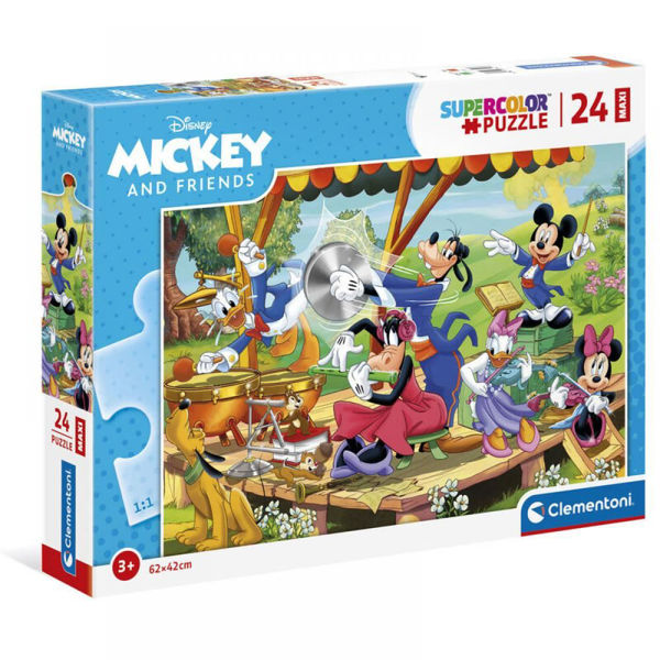 Clementoni Puzzle Supercolor Maxi 24τεμ Mickey Mouse (24218)