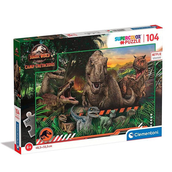 Clementoni Puzzle Supercolor 104τεμ Jurassic World (27545)
