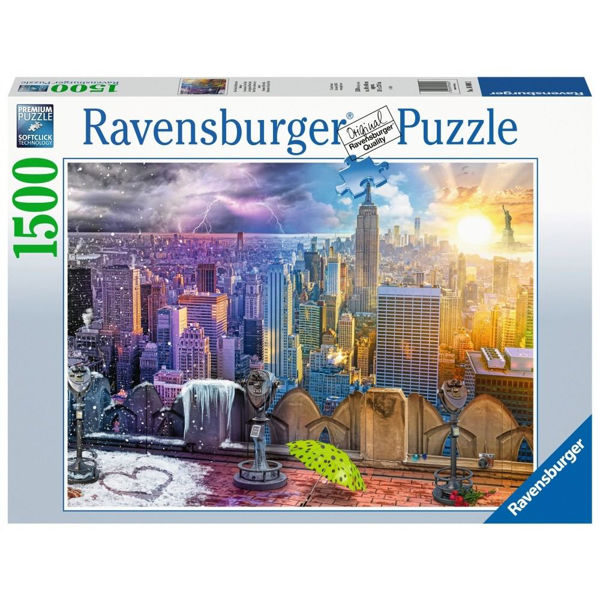 Ravensburger Puzzle 1500τεμ Seasons Of New York (16008)