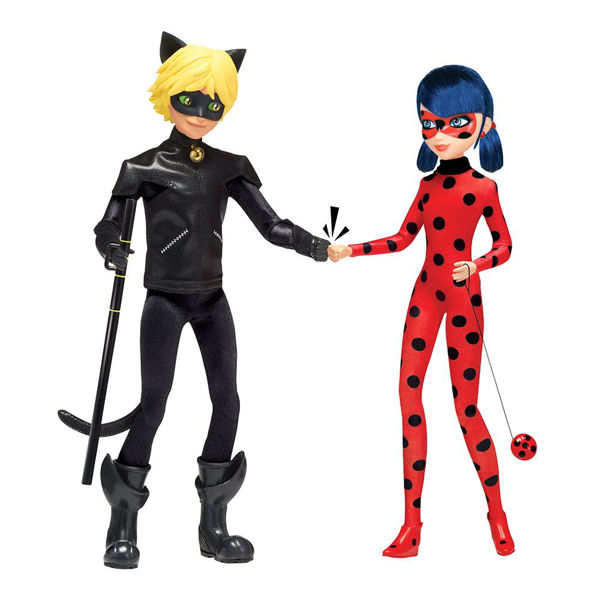 Miraculous Ladybug Κούκλες Ladybug & Cat Noir (MRA33000)