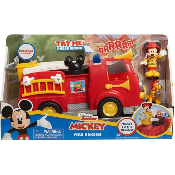 Mickey Mouse Πυροσβεστικό Όχημα Με 2 Φιγούρες (MCC00000)
