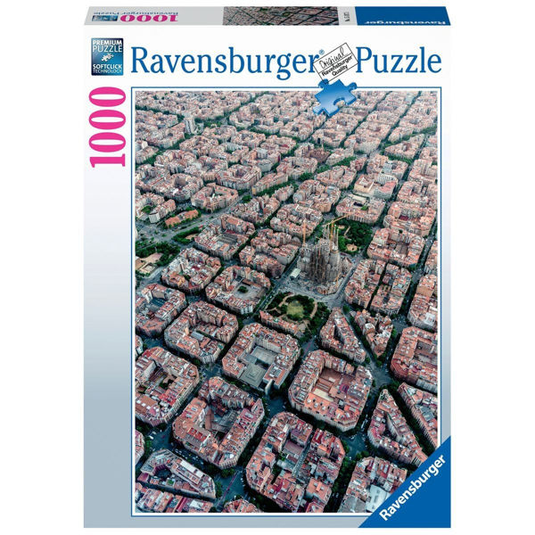 Ravensburger Puzzle Barcelona From Above 1000τεμ (15187)