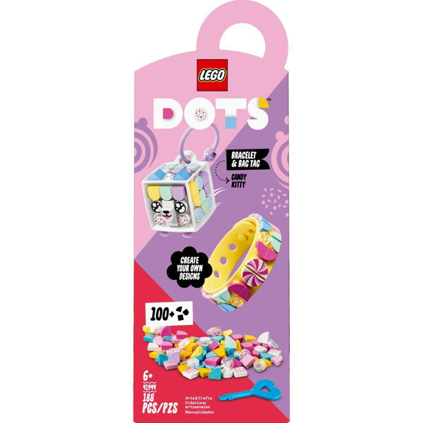 Lego Dots Candy Kitty Bracelet & Bag Tag (41944)
