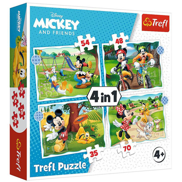 Trefl Puzzle 4in1 Mickey Mouse (34604)