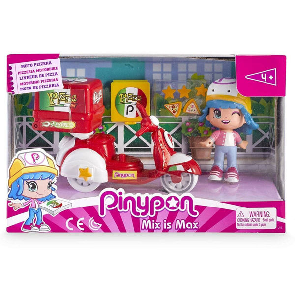 Pinypon Όχημα Με Φιγούρα Πιτσαρία (700014911)