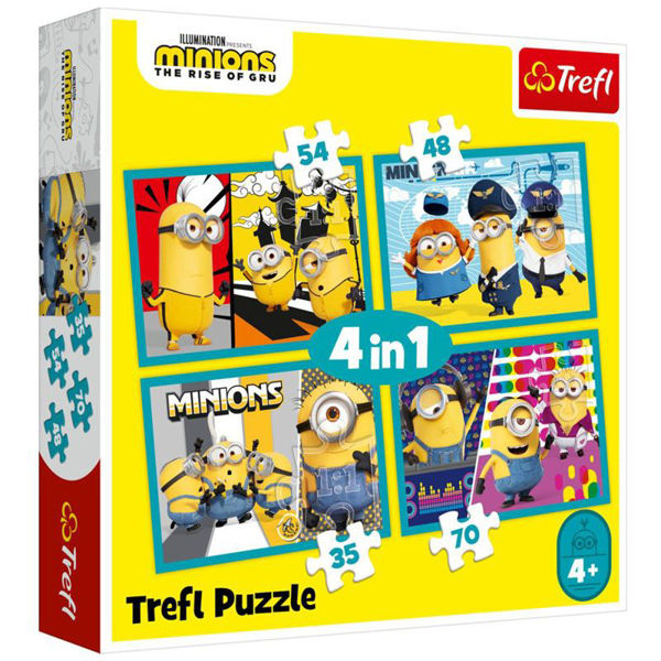 Trefl Puzzle 4in1 Minions (34339)
