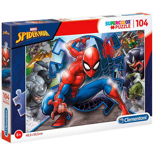 Clementoni Puzzle Supercolor 104τεμ Spiderman (1210-27116)