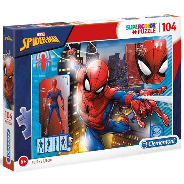 Clementoni Puzzle Supercolor 104τεμ Spiderman (1210-27118)