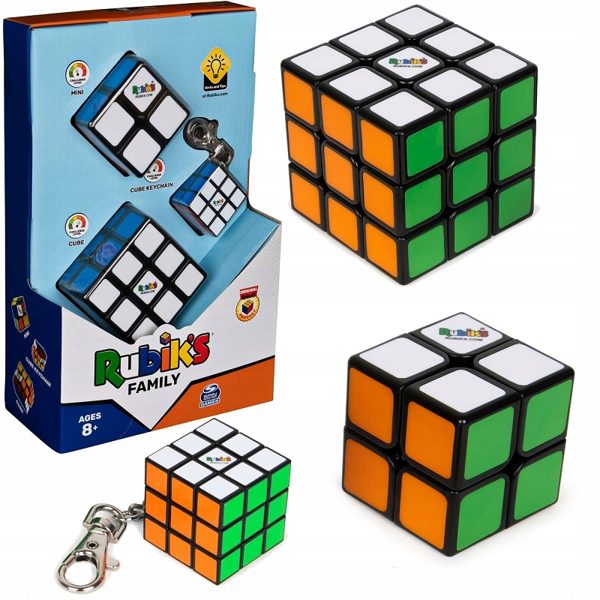Rubiks Cube Family Pack 2x2 3x3 & Μπρελόκ (6064015)