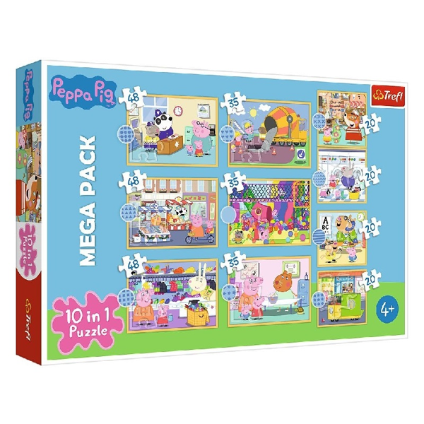 Trefl Puzzle 10in1 Peppa (90383)