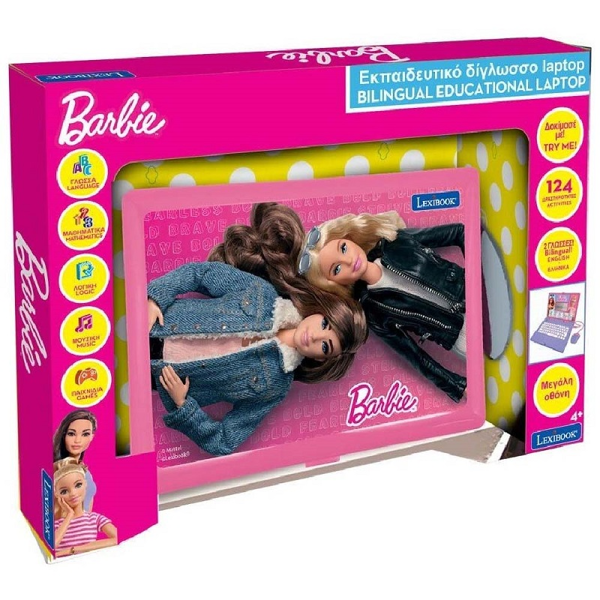 Lexibook Εκπαιδευτικό Laptop Barbie (JC598BB)
