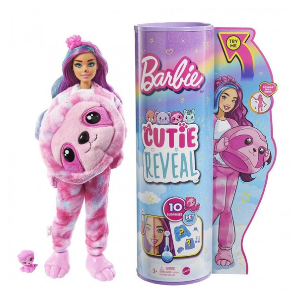 Barbie Cutie Reveal Sloth (HJL59)