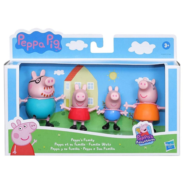 Peppa Pig Οικογένεια Σετ Φιγούρες 3 Σχέδια (F2190)