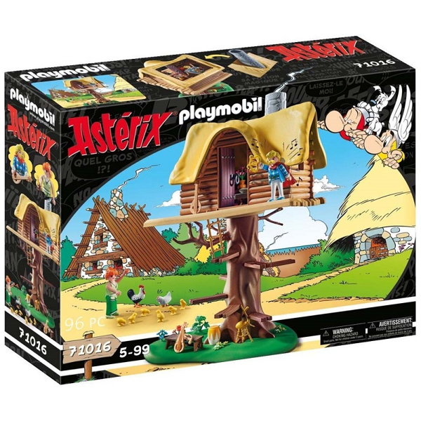 Playmobil Asterix Το Δεντρόσπιτο Του Βάρδου Κακοφωνίξ (71016)