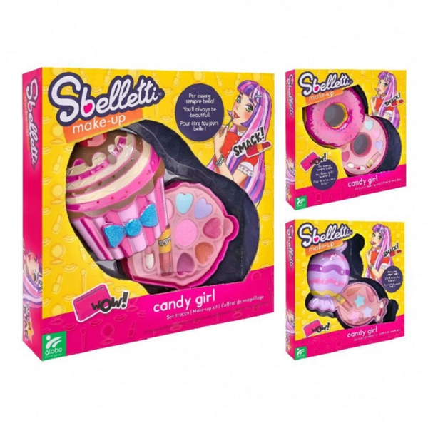 Sbelletti Make Up Candy Girl 3 Σχέδια (41517)