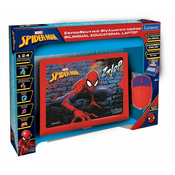 Lexibook Εκπαιδευτικό Laptop Spiderman (JC598SP)