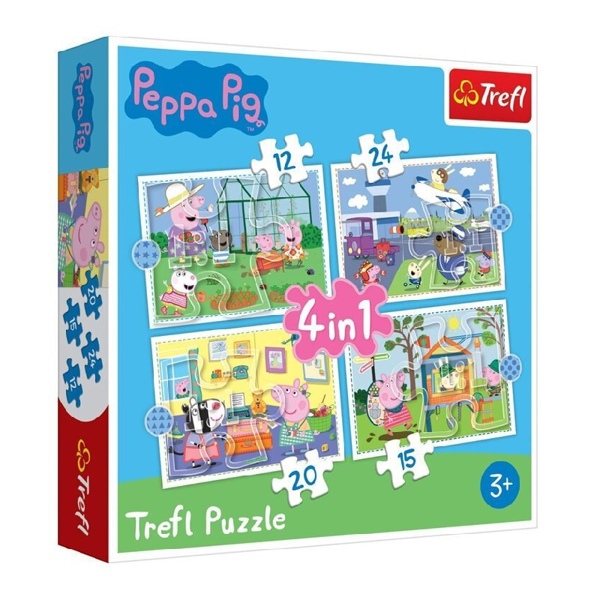 Trefl Puzzle 4in1 Peppa (34359)