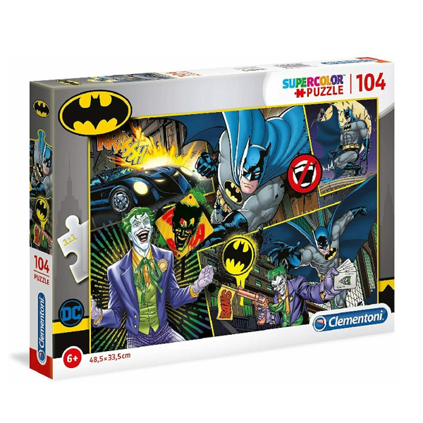 Clementoni Puzzle Supercolor 104τεμ Batman (1210-25708)