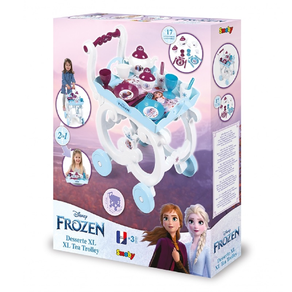 Smoby Frozen II Trolley Tea Set 2 σε 1 (310517)a