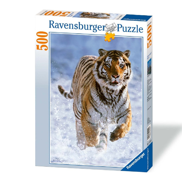 Ravensburger Puzzle 500τεμ Tiger In Snow (14475)