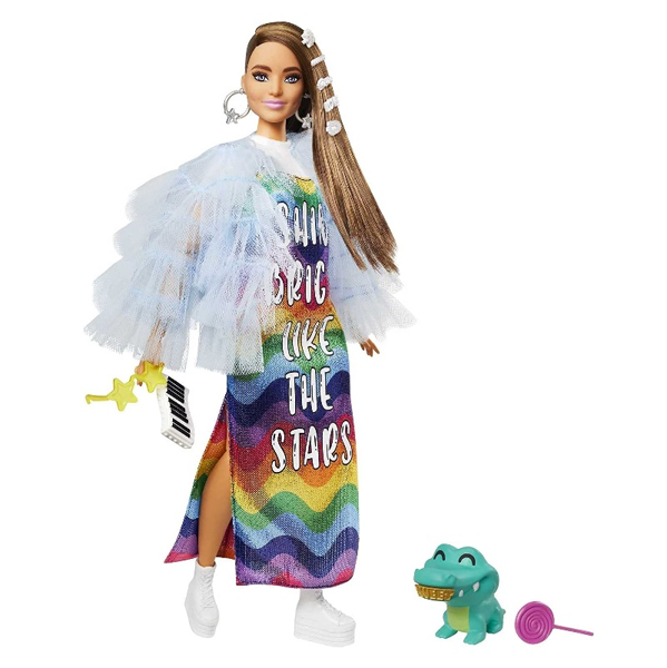 Barbie Extra Rainbow Dress (GYJ78)