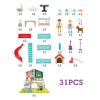 Hape Happy Family Musical Dollhouse (E3411)