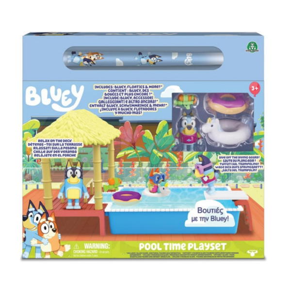Παιχνιδολαμπάδα Bluey Pool Time Playset (BLY22000)