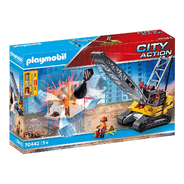 Playmobil City Action Γερανός Κατεδάφισης Με Ερπύστριες (70442)