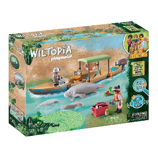 Playmobil Wiltopia Εκδρομή Με Ποταμόπλοιο Στον Αμαζόνιο (71010)